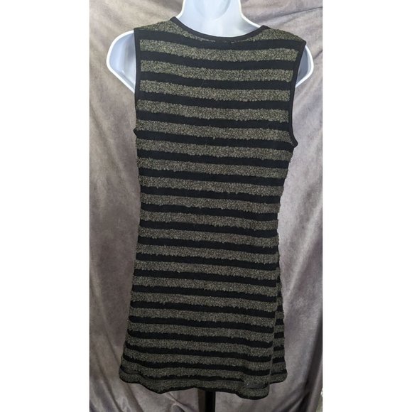 Monteau Striped Gothic Mod Dress - Picture 12 of 15